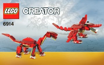 Lego Prehistoric Hunters - 6914 (2012) - Super Soarer BI 3004/60+4 - 6914 V29/39 2/2
