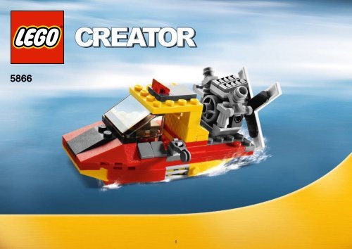 Lego Rotor Rescue - 5866 (2009) - Transport Truck 5866 4th Model