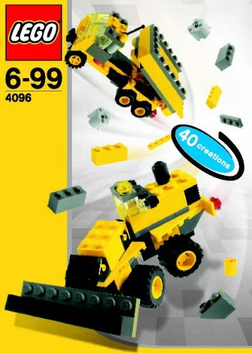 Lego Micro Wheels - 4096 (2003) - Mech Lab IDEA BOOK 4096 / 4047