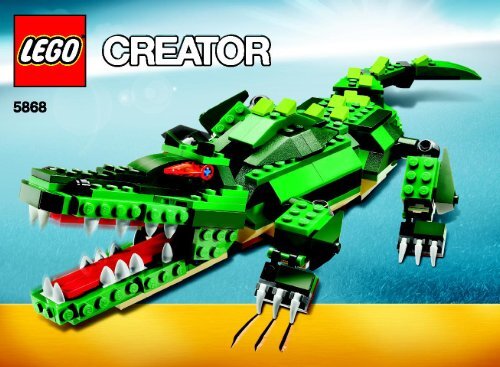 Lego Ferocious Creatures - 5868 (2010) - Transport Truck BI 3006/48 - 5868 V39 1/2