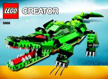 Lego Ferocious Creatures - 5868 (2010) - Transport Truck BI 3006/48 -5868 V29 1/2