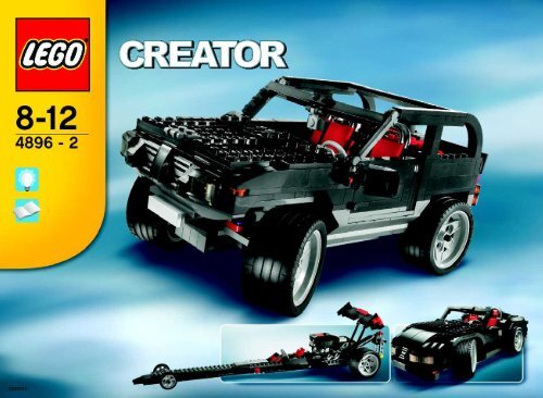 Lego Roaring Roadsters - 4896 (2006) - Prehistoric Power BUILD. IN.3006 ART.4896 2/3