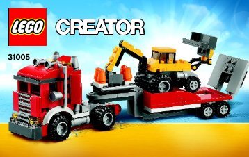 Lego Construction Hauler - 31005 (2012) - Year of the snake BI 3004/60+4*-, 31005 V39 1 AF 2