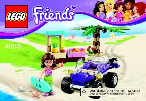 Lego Olivia&rsquo;s Beach Buggy - 41010 (2013) - Heartlake Pet Salon BI 3001/32 - 41010 V39