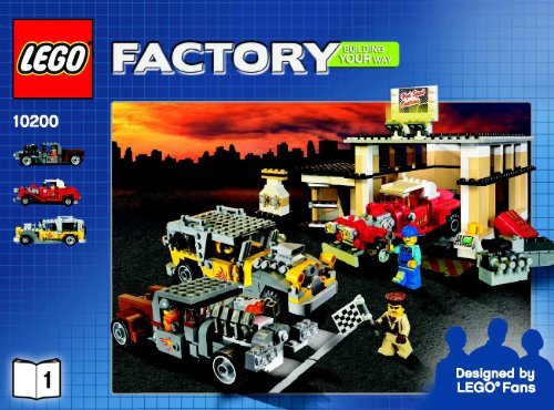 Lego Custom Car Garage - 10200 (2008) - LEGO&reg; Hobby Train BUILDING INSTR.10200 NO 1 V 29
