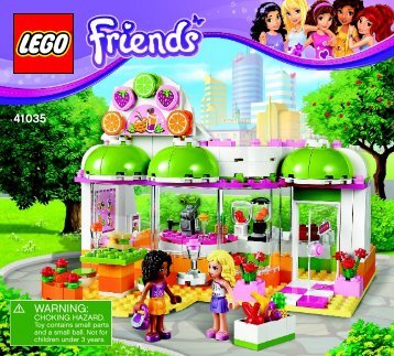 Lego Heartlake Juice Bar - 41035 (2014) - Oliviaâs Ice Cream Bike BI 3017 / 72+4 - 65/115g - 41035 V39