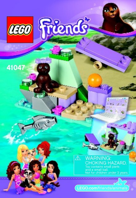 Lego Seal&rsquo;s Little Rock - 41047 (2014) - Turtle's Little Paradise BI 3001/20 - 41047 V39