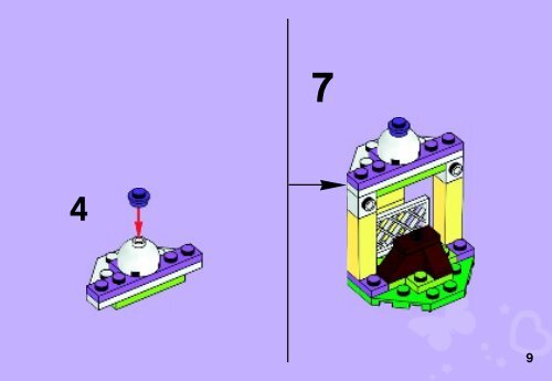 Lego Macaw's Fountain - 41044 (2014) - Turtle's Little Paradise BI 3001/20 - 41044 V29