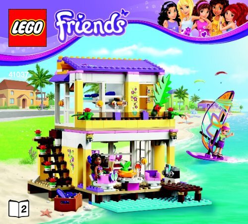 Lego Stephanie's Beach House - 41037 (2014) - Olivia&amp;rsquo;s Ice Cream  Bike BI 3017/60+4/65+115 - 41037 V29 BOOK 2/2