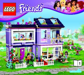 Lego Emmaâs House - 41095 (2015) - Stephanieâs Pizzeria BI 3017 / 44 - 65g - 41095 BOOK 1/3 V29