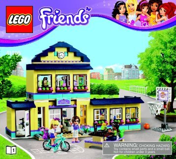 Lego Heartlake High - 41005 (2013) - Andrea's Bunny House BI 3017 / 56 - 65g,41005 V39 BOOK 1