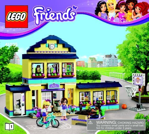 Lego Heartlake High - 41005 (2013) - Andrea's Bunny House BI 3017 / 56 - 65g,41005 V39 BOOK 1