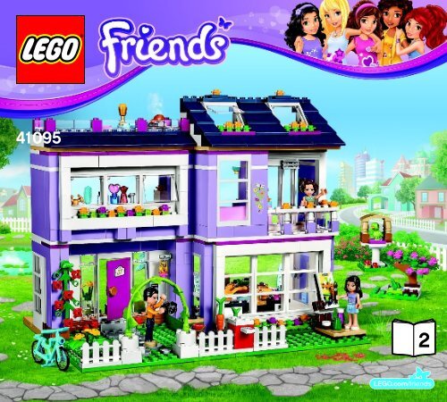 Lego Emma&rsquo;s House - 41095 (2015) - Stephanie&rsquo;s Pizzeria BI3017/ 68+4 / 65+115,41095 V29 BOOK2/3