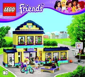 Lego Heartlake High - 41005 (2013) - Andrea's Bunny House BI 3017 / 56 - 65g, 41005 V29 BOOK 1