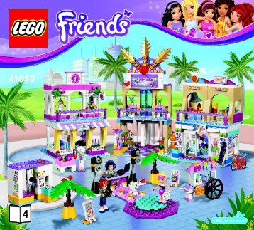 Lego Heartlake Shopping Mall - 41058 (2014) - Heartlake Horse Show BI 3017/68+4â65+115 g,41058 V29 BOOK 4/4