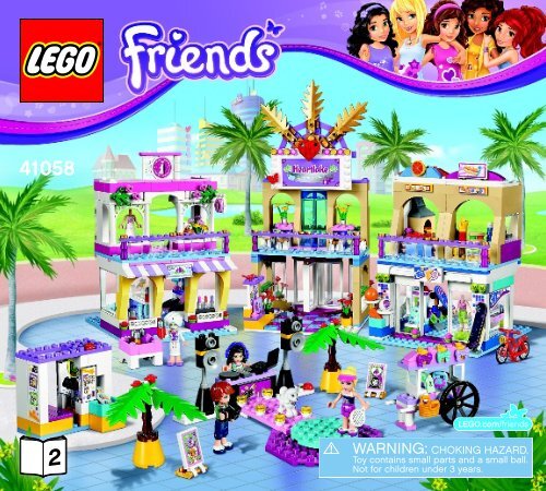 Lego Heartlake Shopping Mall - 41058 (2014) - Heartlake Horse Show BI 3017 / 56 - 65g - 41058 V39 BOOK 2/4