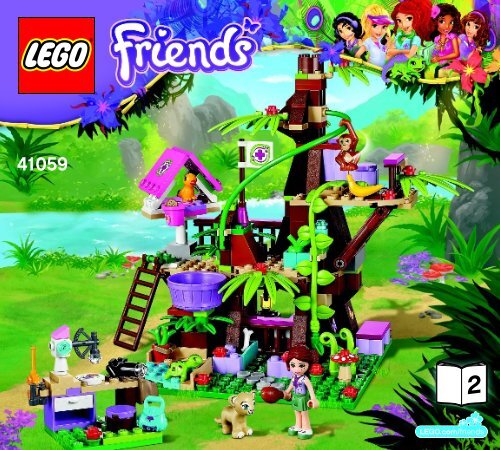 Lego Jungle Tree Sanctuary - 41059 (2014) - Heartlake Horse Show BI 3017 / 56 - 65g - 41059 V29 BOOK 2/2