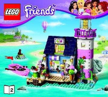 Lego Heartlake Lighthouse - 41094 (2015) - Stephanieâs Pizzeria BI 3017/60+4/65+115g - 41094 B2 V29