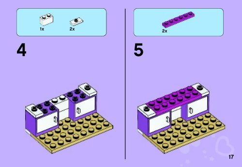 Lego Andrea&rsquo;s Bedroom - 41009 (2013) - Heartlake Pet Salon BI 3001/32 -41009 V29