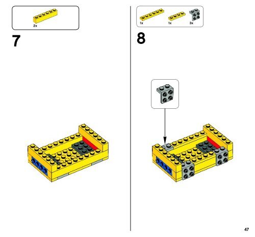 Lego Hayabusa - 21101 (2012) - Shinkai 6500 BI 3005/88+4-115+150g GLUED 21101 V46