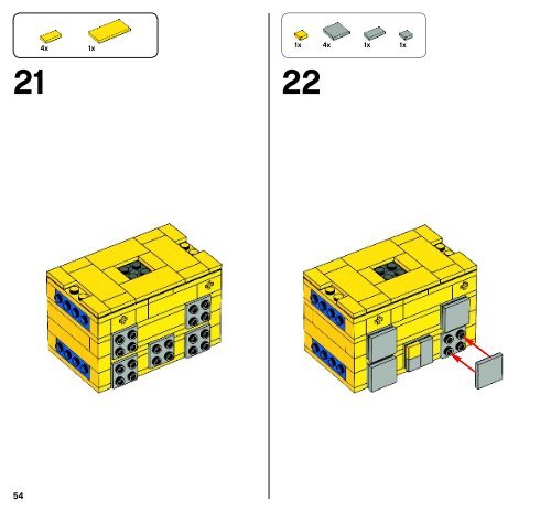 Lego Hayabusa - 21101 (2012) - Shinkai 6500 BI 3005/88+4-115+150g GLUED 21101 V46