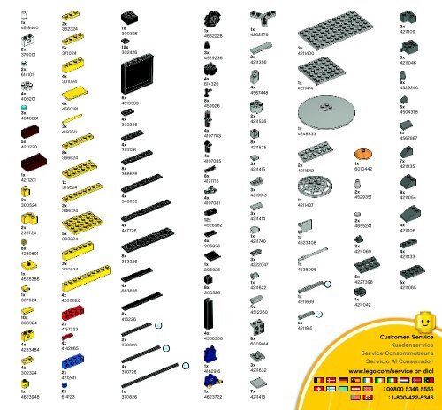 Lego Hayabusa - 21101 (2012) - Shinkai 6500 BI 3005/88+4-115+150g GLUED 21101 V46