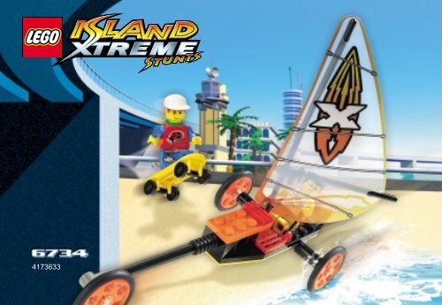 Lego Beach Cruisers - 6734 (2002) - Skateboarding Pepper BI 6734