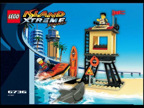 Lego Beach Lookout - 6736 (2002) - Skateboarding Pepper BI 6736