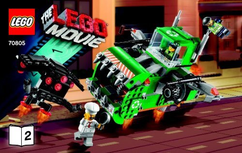 Lego Trash Chomper - 70805 (2014) - Getaway Glider BI 3004/76+4*-70805V39 BOOK 2/3