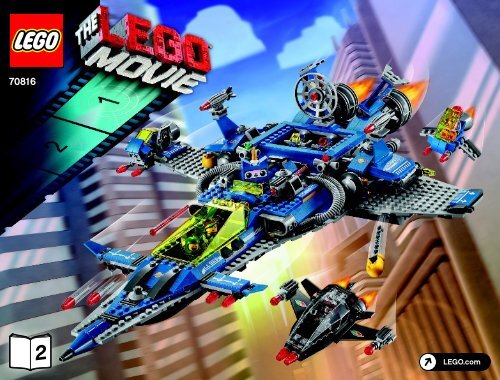 Lego Benny's Spaceship, Spaceship, SPACESHIP! - 70816 (2014) - MetalBeard's Sea Cow BI 3019/80+4*- 70816 V39 BOOK 2/2