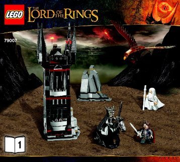 Lego Battle at the Black Gate - 79007 (2013) - The Tower of Orthanc BI 3017 / 56 79007 1/2 V.39