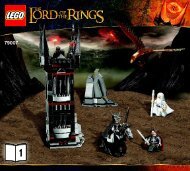 Lego Battle at the Black Gate - 79007 (2013) - The Tower of Orthanc BI 3017 / 56 79007 1/2 V.29