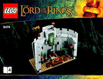 Lego The Battle of Helm''s Deepâ¢ - 9474 (2012) - Shelobâ¢ Attacks BI 3019/48-65G/ 9474-V29- 4/4