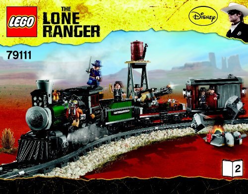 Lego Constitution Train Chase - 79111 (2013) - Cavalry Builder Set BI  3016/56 79111 V29 2/2