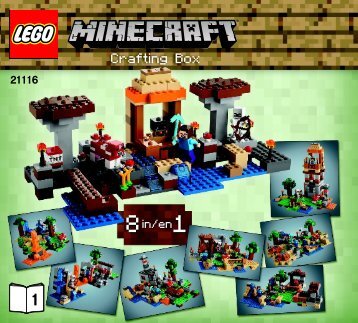 Lego Crafting Box - 21116 (2014) - Micro World - The Forest BI 3017 / 72+4 - 65/115g, 21116 B1/2 V39