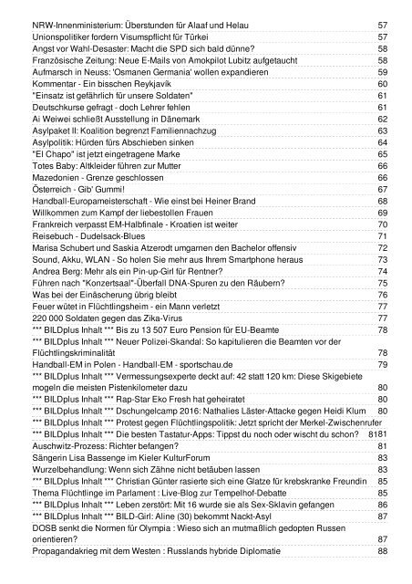 Table of Contents Announcement Articles Table of Contents 1 6 29