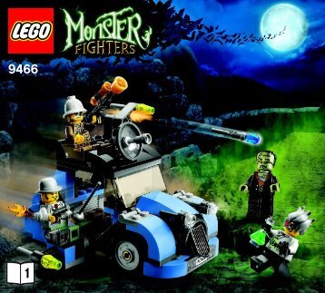 Lego The Crazy Scientist & His Monster - 9466 (2012) - Haunted House BI 3017 / 28 - 65g, 9466 V39 1/2