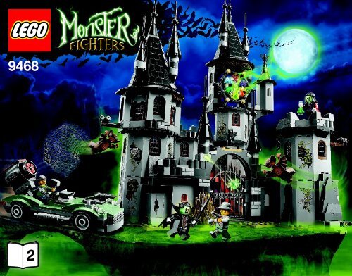 Lego Vampyre Castle - 9468 (2012) - Haunted House BI 3016/72+4 - 9468  V110/140 2/