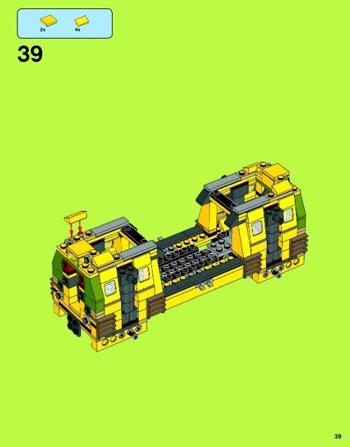 Lego The Shellraiser Street Chase - 79104 (2013) - Kraang Lab Escape BI 3016 80+4*-  79104 V110