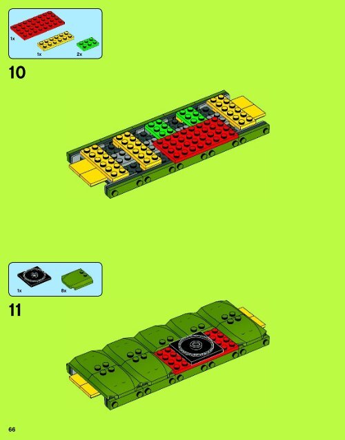 Lego The Shellraiser Street Chase - 79104 (2013) - Kraang Lab Escape BI 3016 80+4*-  79104 V110