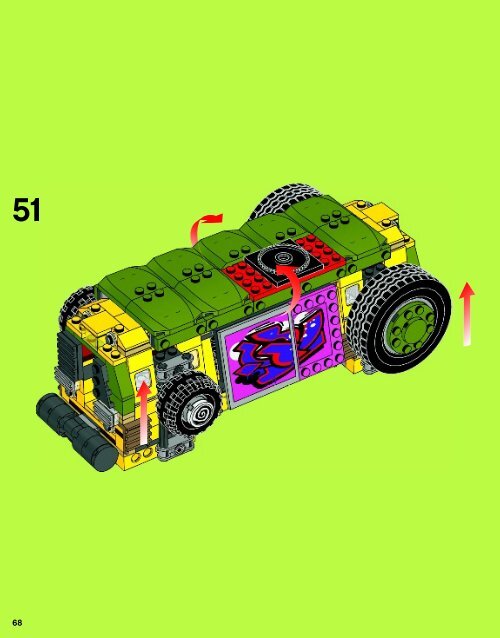 Lego The Shellraiser Street Chase - 79104 (2013) - Kraang Lab Escape BI 3016 80+4*-  79104 V110