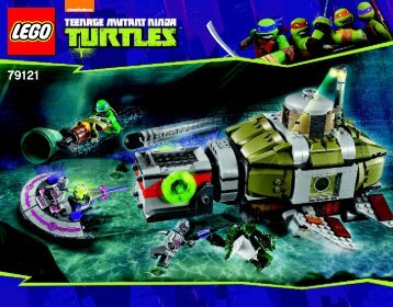 Lego Turtle Sub Undersea Chase - 79121 (2014) - Mutation Chamber Unleashed BI 3016/76+4*- 79121 v29