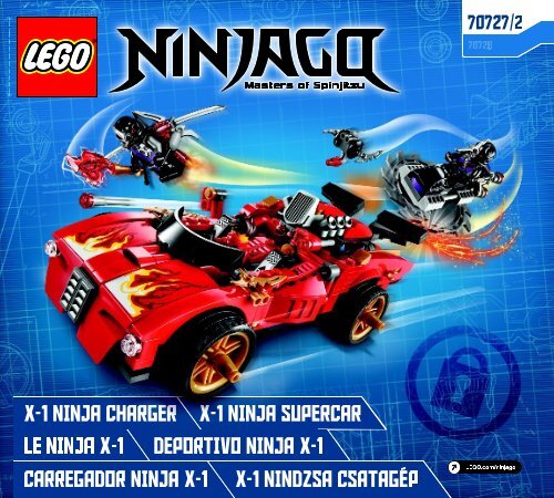 Lego X-1 Ninja Charger - 70727 (2014) - OverBorg Attack BI 3017 / 60+4 -  65/115g-