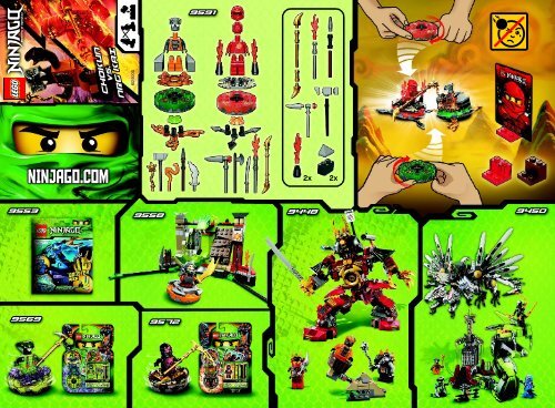 Lego LEGO&reg; Ninjago Weapon Pack - 9591 (2012) - LEGO&reg; Ninjago Weapon Pack BI 2002/ 2 - 9591 V39 1/2