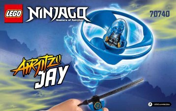 Lego Airjitzu Jay Flyer - 70740 (2015) - Blaster Bike BI 3003/24 - 70740 V39