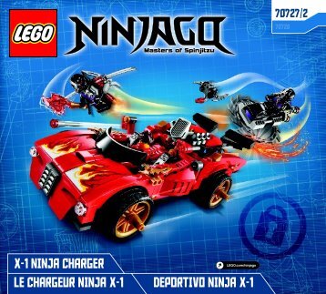 Lego X-1 Ninja Charger - 70727 (2014) - OverBorg Attack BI 3017 / 60+4 - 65/115g-70727 2/2 V39