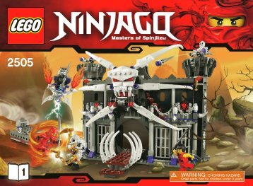 Lego Garmadon's Dark Fortress - 2505 (2011) - Spinjitzu Dojo BI 3006/48 - 2505 1/2 V 39