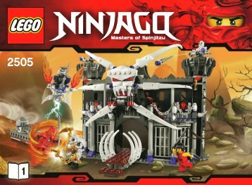 Lego Garmadon's Dark Fortress - 2505 (2011) - Spinjitzu Dojo BI 3006/48 - 2505 1/2 V29