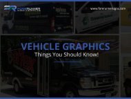 Vehicle Graphics – Few Facts to Know!