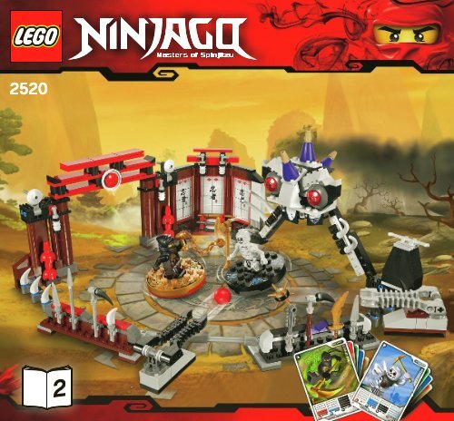 Lego Ninjago Battle Arena - 2520 (2011) - Spinjitzu Dojo BI 3005/44 - 2520  V29 2/2